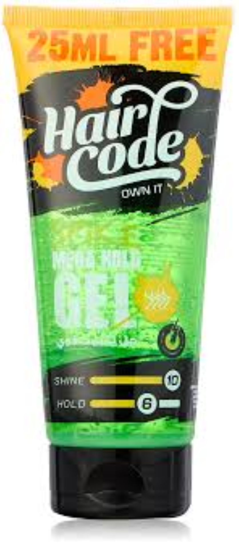 HAIR CODE HAIR GEL SPIKE MEGA HOLD TUBE 185ML